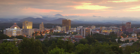 Image of Asheville at Dusk